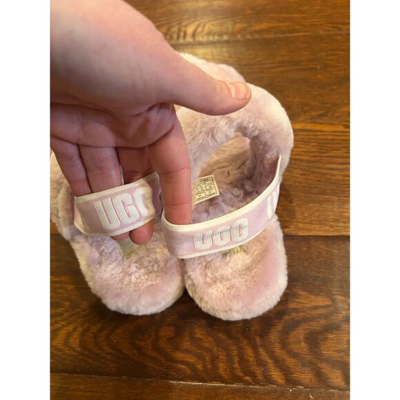 Ugg Slip-on Fuzzy Fluff Yeah Slippers Women Size 9 Purple Slippers Casual - Picture 2 of 6